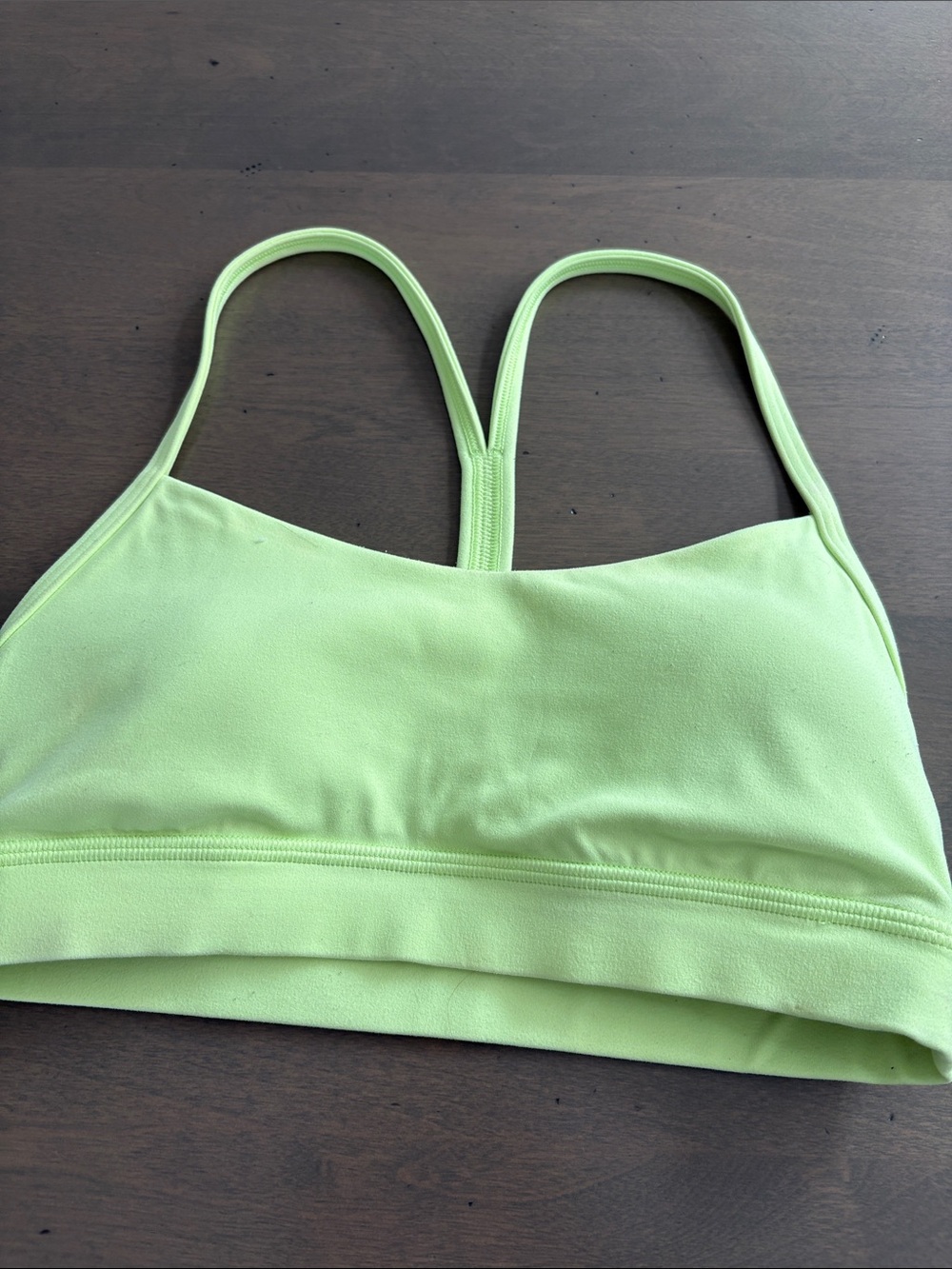 lululemon athletica Light Green Strappy Sports Bra